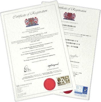 ISO9001证书